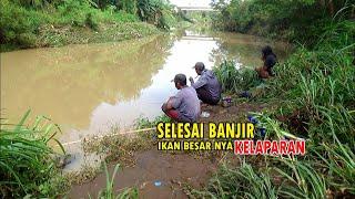 TERBUKTI !! Mancinglah selesai Banjir,karna ikan besar nya pada kelaparan