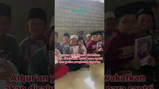 Wakaf Qur'an Obat Masalah