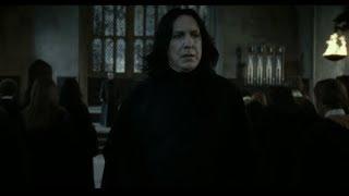 Harry shows up in front of Snape | Deathly Hallows (2) scene