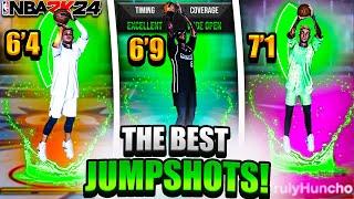 THE BEST JUMPSHOTS FOR EVERY BUILD + HEIGHT + 3PT RATING IN NBA 2K24… TOP 3 BEST JUMPSHOTS NBA 2K24!