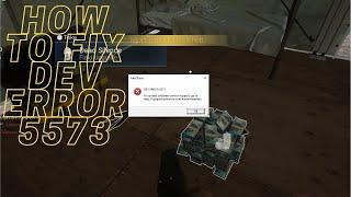 How to fix dev error 5573 call of duty warzone