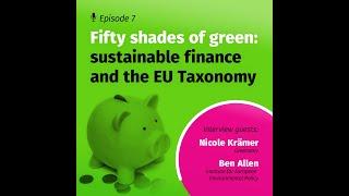 Fifty shades of green sustainable finance and the EU taxonomy