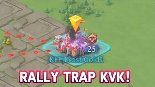 Rally Trap KvK. Is Troop Comp better than Stats? Surprising Defenses! Lords Mobile.