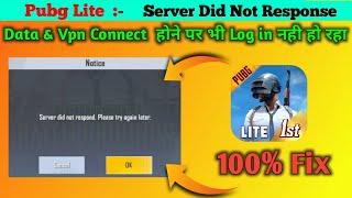 Server Did not respond | Please try again later | pubg lite network error login failed #pubglite