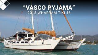 2015 Wharram Tiki 46 "Vasco Pyjama" | For Sale with Multihull Solutions