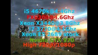 Mechwarrior 5  Mercenaries_X3440@3.8 vs FX6300@4.56 vs  i7 3770@4.1 vs i5-4670k@4.4 vs Xeon E5 2689