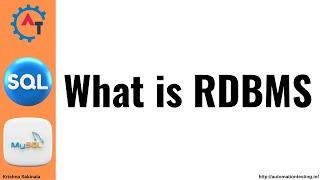 2. Understanding RDBMS: SQL Tutorial for Beginners |Relational Database Management Systems Explained