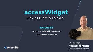 How accessiBe's AI-powered solution, accessWidget, helps blind users access clickable web elements