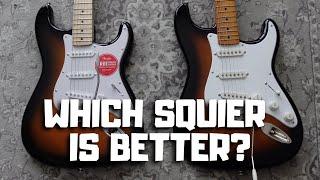 Squier Sonic vs Squier Classic Vibe 50s Stratocaster - Quick Comparison