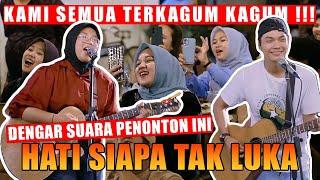 SIAPA PENONTON INI?? BIKIN TERKAGUM-KAGUM!! HATI SIAPA TAK LUKA - NUNIK (Live Ngamen Pendopo)