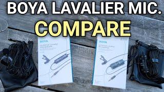 Compare Boya Universal Lavalier Microphone BY-M1S vs BY-M1 Pro 2