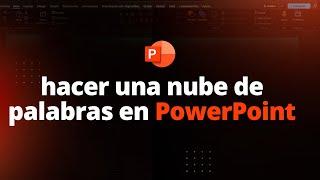 Cómo Hacer una Nube de Palabras en PowerPoint - ¡Es muy práctico! (Más fácil de lo que crees)