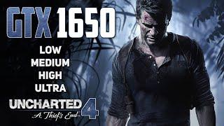 GTX 1650 - Uncharted 4: A Thief's End - 1080p All Settings Tested