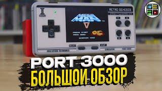 Retro Genesis Port 3000 ОБЗОР РАСПАКОВКА ТЕСТ sega genesis / sega megadrive / dendy / snes