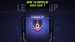 How To Increase Guild Level  | Free Fire Guild 2.0 Level Up Problem #shortsfeed #xorumunu  #viral