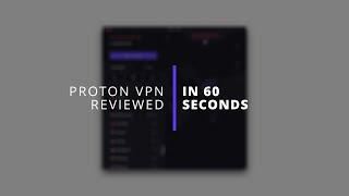 VPN Experts Review Proton VPN in Under One Minute