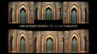 Led Screen Design 176   a | 4+4 Variants