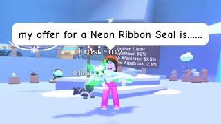 my offer for *Neon Ribbon Seal* 