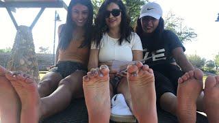 Alejandra & Her Friends Get A Reflexology Lesson at The Park (PREVIEW)