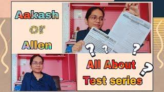 Best test series for NEET | All about Allen test series #neet #allen #aakash #testseriesforneet