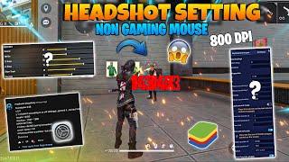 Bluestack 4 Headshot Setting For Non Gaming Mouse  | Free Fire Headshot Setting || Regx Gamer