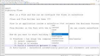 Salesforce Lightning Flows 04 | Free Form | Auto Layout | Screen Flow | Auto Launched Flow | Element