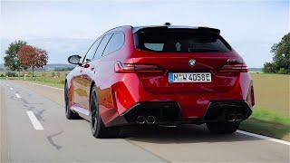 NEW BMW M5 Touring (G99) - 0-100 km/h launch control (Exhaust system sound)