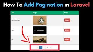 How to Add Pagination Page in Laravel