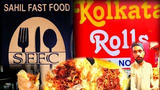 Best non veg food in bhilai || Kolkataroll vs sahil fastfood