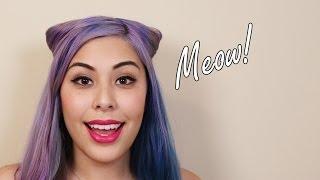 Cat ear hairstyle Tutorial