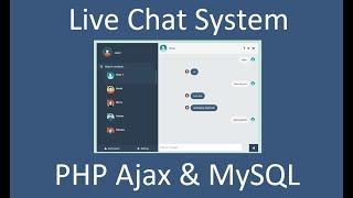 Live Chat System with PHP &  MySQL - PHP Project