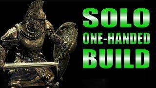 Skyrim SE Remastered Gameplay - Solo One-Handed Warrior Build, Complete Overview