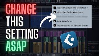 Change these default Cubase settings ASAP!