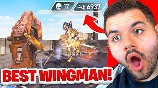 Reacting to Selly THE BEST WINGMAN PLAYER EVER in Apex Legends!