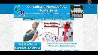 Ejemplo de Diseño Web Consultorio Homeopático