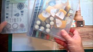 Stampin' Up! Organizing Stamping Supplies With Wood Mount Cases