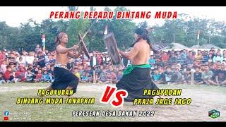 Live Paguyuban Praja Jage Jago vs Bintang Muda Janapria di Peresean Bakan