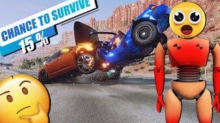 BeamNG Drive - Realistic Car Crashes ️ Highway Crashes #beamngdrive