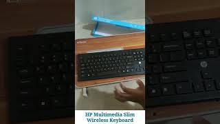 HP Multimedia Slim Wireless Keyboard & Mouse Combo Wireless Laptop Keyboard