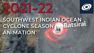 2021-22 Southwest Indian Ocean Cyclone Season Animation