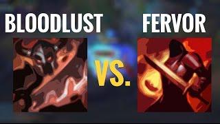 Warlord's Bloodlust vs Fervor of Battle