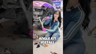 Installing an angle kit on my 350z!