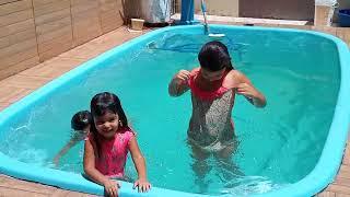 1 Video na piscina kkkkkk