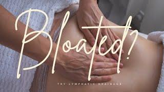 Lymphatic massage for bloating | Karla Santos Brazilian Lymphatic