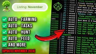 SEED  Automation Script [UPDATED] -  Auto Complete Tasks, Auto Hunt, Auto Feed & MORE