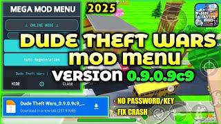 DUDE THEFT WARS MOD MENU Version 0.9.0.9C9 || NO PASSWORD/KEY