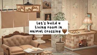  ₊˚⊹ living room speed build | animal crossing new horizons 