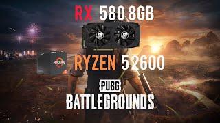 RX 580 8 GB & RYZEN 5 2600 | PUBG - Performance 1080p.