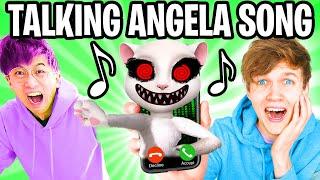 THE CREEPY TALKING ANGELA SONG! (LankyBox AUTOTUNE REMIX!)