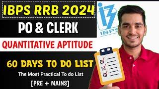 60 Days Quant To do list for IBPS CLERK & PO